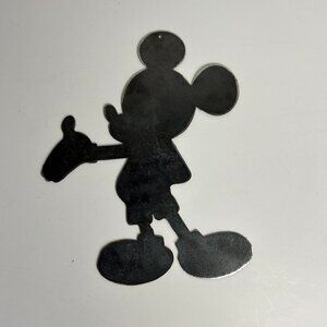 Mickey Mouse Steel Sheet Metal Cut Out Wall Decor Sign Homemade